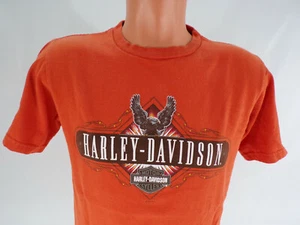 HARLEY DAVIDSON T Shirt KUWAIT Middle East Mens S/M S/S 100% Cotton Hawk USA  - Picture 1 of 9