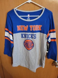 New York Knicks UNK Women's 3/4 Sleeve Shirt Size Large - Picture 1 of 6