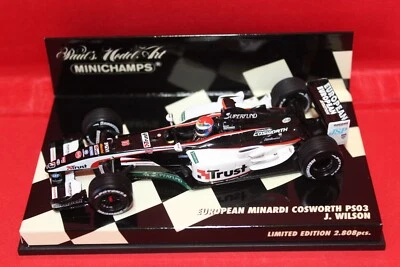 1/43 European Minardi Cosworth PS03 (2003) - #18 J. Wilson - MINICHAMPS - Immagine 1 di 3