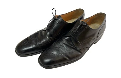 A.Testoni size 11 Wingtip Oxford Dress Shoes For Business Work Wedding  - Image 1 of 4
