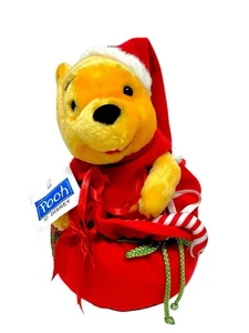 Vintage Telco Disney Winnie the Pooh Motion Animated Christmas Plush Works - Picture 1 of 14