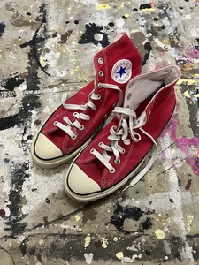 Vintage 1990s Made In USA Converse Chuck Taylor Size 8.5 - Picture 1 of 11