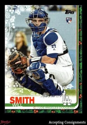 2019 Topps Walmart Holiday #HW99 Will Smith RC Rookie DODGERS - Image 1 of 2