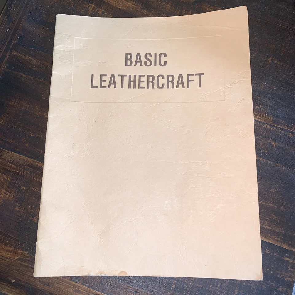 "Basic leathercraft" by Tandy Leather Company soft cover book manual some damage — 第 1/1 张图片