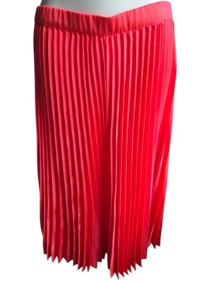 J. Crew Pink Pleated Midi Skirt Size S - Image 1 of 3
