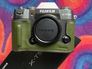 Fujifilm Fuji X-T50 Xt50 Camera Body And Smallrig Case & Strap Charcoal Grey - Picture 1 of 16