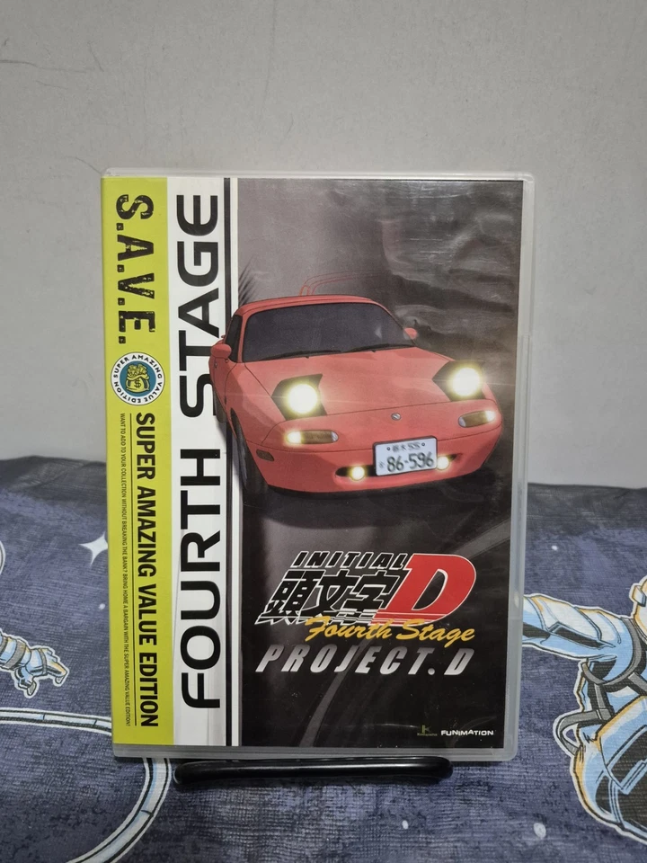Official Initial D Fourth Stage 4th complete Funimation DVD S.A.V.E edition OOP - Image 1 of 4