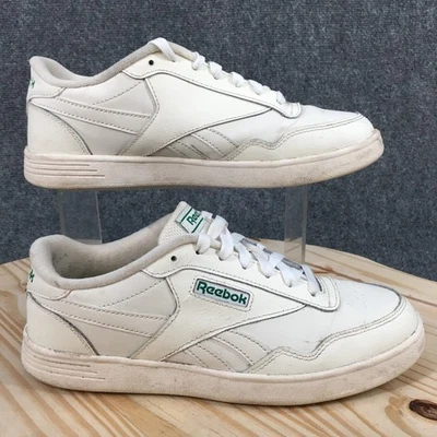 Reebok Sneaker Womens 8 White Classic Memt Round Toe Laced Up Casual Leather - Image 1 of 4
