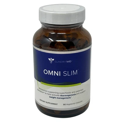Gundry MD Omni Slim suplemento dietético para perder peso 90 cápsulas vegetarianas MFG 8-24 Foto 1 de 4