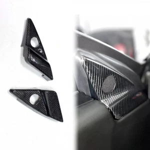 Carbon Fiber A Pillar Speaker Panel Cover Trim for Maserati GranTurismo GC 08-19 - Picture 1 of 6