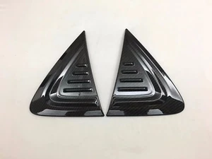 For Accessories Toyota CHR 2017 2022 Carbon Fiber Side Emblem Lamp Cover 2pcs - Picture 1 of 9
