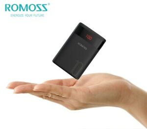 Romoss 10000mAh Powerbank USB-C 2USB Tragbare Ladegerät Externer Akku Für Handys