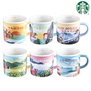 Juego de 6 tazas Scenic Spot Starbucks Taiwan 2018 14 oz nuevas Bone China Japón nuevas - Imagen 1 de 17