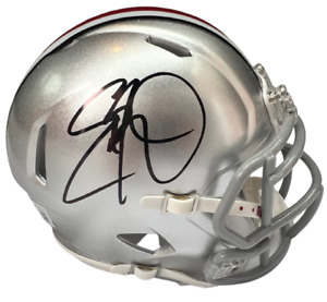 EDDIE GEORGE signed (OHIO STATE BUCKEYES) mini football helmet BECKETT AC93129