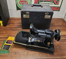 Vintage Singer Featherweight Sewing Machine Model 221 - Missing Power Cord/Pedal