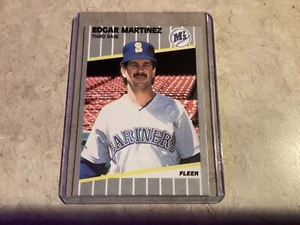 1989 Fleer —EDGAR MARTINEZ, #552 🥎ROOKIE🥎—- HOF !! - Picture 1 of 2