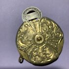 Vtg Indianapolis Railways Transit Token 1 And Rare Gold Guilt Holder Dispenser