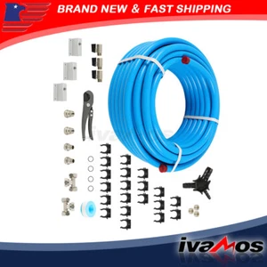 1 Set M7500 Compressed Air Line System Piping Kit 3/4-Inch Pipe 100 Feet - Picture 1 of 13