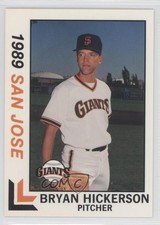1989 Best San Jose Giants Bryan Hickerson #15