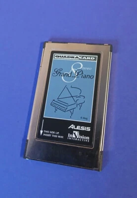 Alesis Quadra-Card GRAND PIANO 8 MB ROM Sounderweiterung für Alesis-Synthesizer - Bild 1 von 4