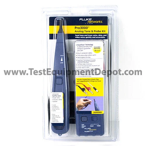 Fluke Networks 26000900 PRO3000 Analog Tone and Probe Kit