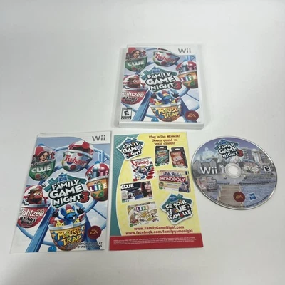 Hasbro Family Game Night 3 (Nintendo Wii, 2010) - Image 1 of 4