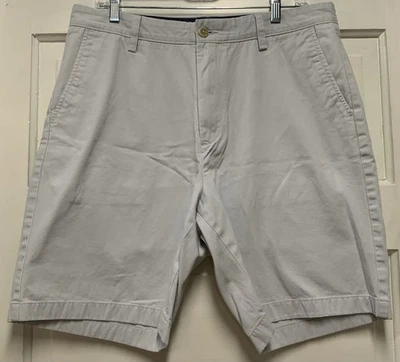 Pantalones Cortos Nautica Deck Informales Para Hombre Cintura 34” Entrepierna 8” Entrepierna Beige Foto 1 de 4
