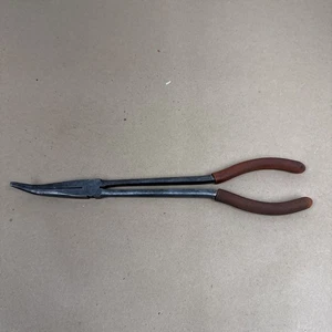 MAC Tools P112BN-O Bent Nose Needle Nose Pliers 11-1/4" Long Orange Handle USA - Picture 1 of 7
