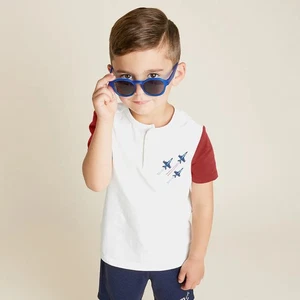 Miles the Label Boys'Short Sleeve Henley Top Air Show Size 4 - Picture 1 of 3
