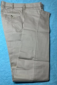 Lands End Men’s Traditional Fit Chino Pants Khaki Size 32 X36 NWT - Picture 1 of 10