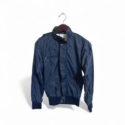 vintage racer jacket mens size XS deadstock NWOT 80s made in USA - Image 1 of 4