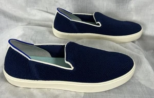 Rothy's Damen-Slipper Frottee Saphir Stoff niedrige Sneakers Größe 9,5 blau - Bild 1 von 7