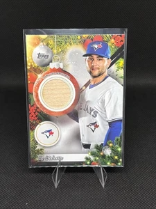 2025 Topps Holiday Bo Bichette Game Used Bat Relic #PR-BBI Toronto Blue Jays - Bild 1 von 2