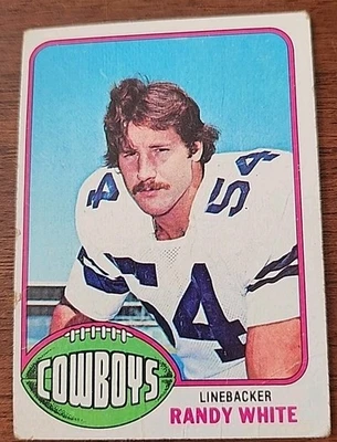 1976 Topps Football #158 Randy White Rookie EX - Image 1 of 2