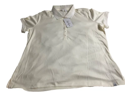 NWT Lady Hagen Clubhouse Jacquard short sleeve polo XXL - Image 1 of 4