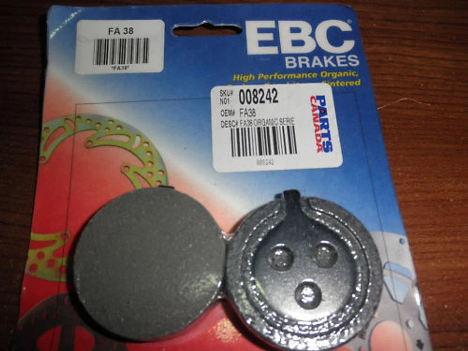 PASTILLAS FRENO DELANTERAS EBC FA38 SUZUKI GS 550 750 1000 77-79 Foto 1 de 1