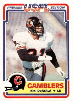 1984 Topps USFL #33 Kiki Deayala - Image 1 of 2