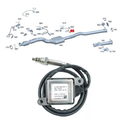 Sensor Nox para Mercedes-Benz d Sprinter V222 X222 X253 GLC 250 A0009058411 Foto 1 de 3
