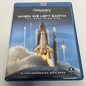 When We Left Earth: The Nasa Missions (Blu-ray Disc, 2008, 4-Disc Set) Complete - Picture 1 of 7