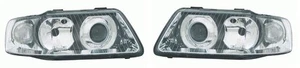 AUDI A3 2000 - 2003 Front Headlight lamp PAIR ( Left + Right ) Manual Electric   - Bild 1 von 3