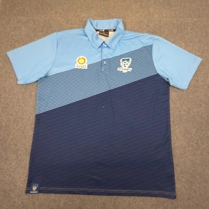 Sydney FC Shirt Mens 3XLARGE Blue Football Short Sleeve Polo T-Shirt Size 3XL - Picture 1 of 15