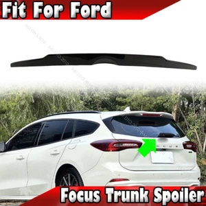 19-25 Fits Ford Focus MK4 ST 5D Wagon Rear Middle Trunk Spoiler Painted Black - Foto 1 di 5