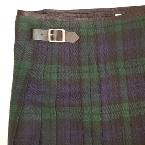 32 Taille Schwarz Uhr Kilt 5 Yard Casual Tartan Kilt für Männer Neu Scottish Tartan - Bild 1 von 8