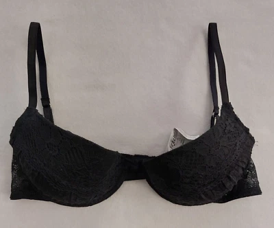 NOVO Sutiã de Renda Intimissimi Modelo Bellissima Preto 34B (Reino Unido e EUA) / 75B (UE) - Imagem 1 de 4