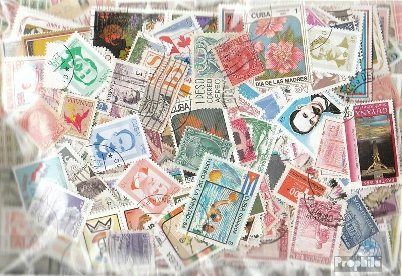 Amérique Timbres 4.000 différents timbres - Photo 1/1