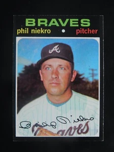 Tarjeta de béisbol Topps #30 1971 de Phil Niekro (casi nueva) - Imagen 1 de 2