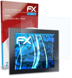 atFoliX 2x Displayschutzfolie für Nodka TPC6000-C194-L 19 Zoll klar - Bild 1 von 8