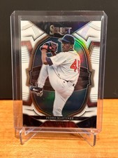 2023 Panini Select #18 Pedro Martinez White Prizm SP /149 Boston Red Sox HOF