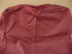 Pottery Barn Basic Square Arm Armchair Slipcover RED  Brushed Canvas  - Picture 1 of 3