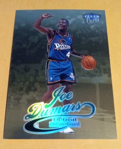 1998-99 Fleer Ultra Gold Medallion Joe Dumars tarjeta de la NBA #25G - Pistons - Imagen 1 de 4